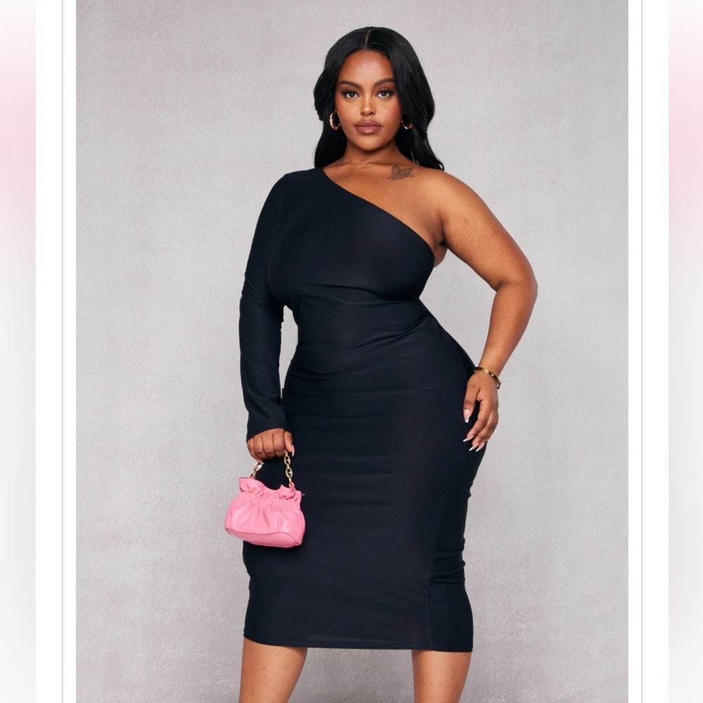 One Shoulder Little Black Dress